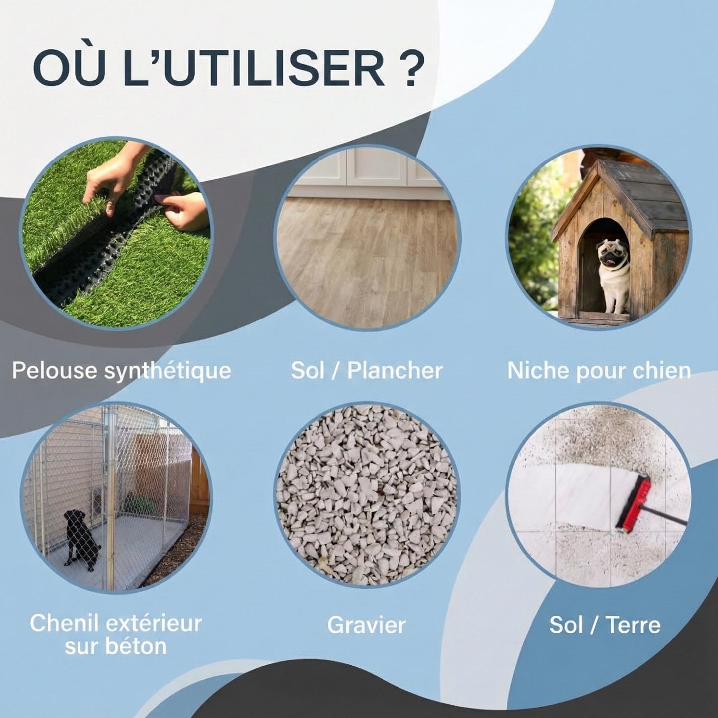 Éliminateur d'odeurs et de taches pour animaux de compagnie